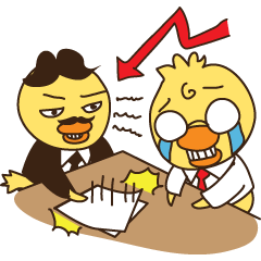 [LINEスタンプ] Salary Duck