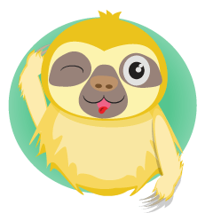 [LINEスタンプ] Sloth the colourful.