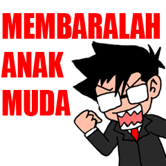 [LINEスタンプ] MOTIVATOR INDONESIA 3