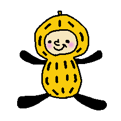 [LINEスタンプ] ピーナッツぴーちゃん 