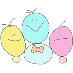 [LINEスタンプ] のんびり＆ほのぼの～ヘンテコな生き物