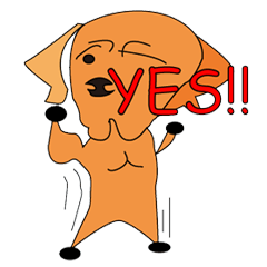 [LINEスタンプ] ラス犬 