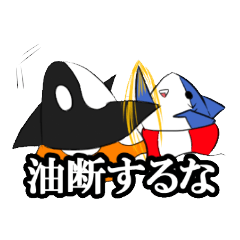 [LINEスタンプ] 泳げないカーナとズッチー 