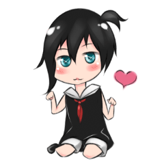 [LINEスタンプ] KuromeChan