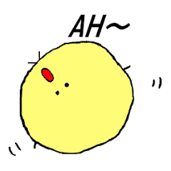 [LINEスタンプ] もふもふイエロー 