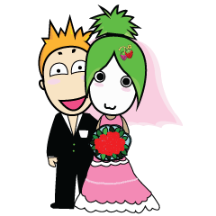 [LINEスタンプ] Gingthong＆Baiyok 