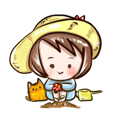 [LINEスタンプ] The little Lovely girl