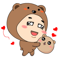 [LINEスタンプ] Bear Elly