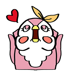 [LINEスタンプ] Pink Owl Naomi