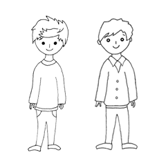 [LINEスタンプ] Timmy x Gimmy 