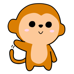 [LINEスタンプ] Tiny Monkey