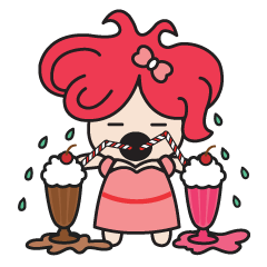 [LINEスタンプ] Baby Liselle's Favourite Foods