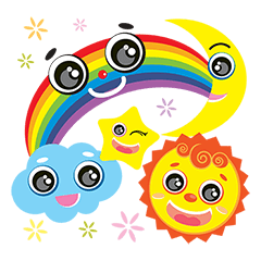 [LINEスタンプ] Cute Sky~~