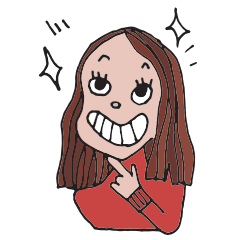 [LINEスタンプ] Goofy Girl , EMMA ＆ BANA 