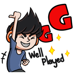 [LINEスタンプ] I'm a gamer bro.