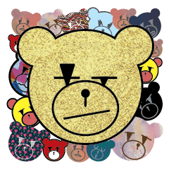 [LINEスタンプ] Simple is the VERY Matches' Bear Bear