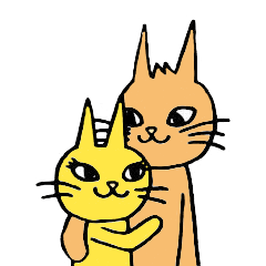 [LINEスタンプ] ねこゆえに気まぐれ ～お見送り編～