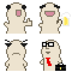 [LINEスタンプ] ようせいぱぺ 
