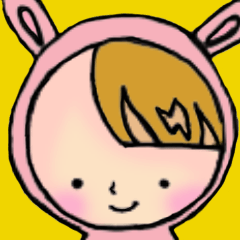 [LINEスタンプ] うさぎとくまのキグルミちゃん