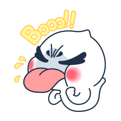 [LINEスタンプ] Tiny baby ghost Booo！！！