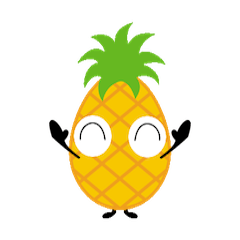 [LINEスタンプ] パイナップルのパイナポー！ 