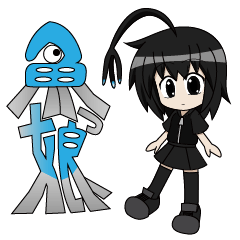 [LINEスタンプ] 魚っ娘（さかなっこ）～深海魚編～