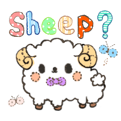 [LINEスタンプ] sheep？