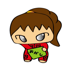 [LINEスタンプ] overalls girl 2