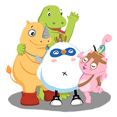 [LINEスタンプ] Belami and Friends 
