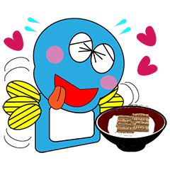 [LINEスタンプ] うなぎの妖精・うなもん 