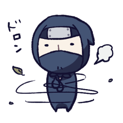[LINEスタンプ] 忍者っぽいの 