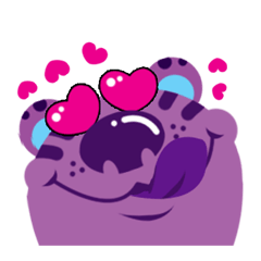 [LINEスタンプ] Violet Tiger