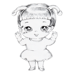 [LINEスタンプ] うちゅうじん(えんぴつ) 