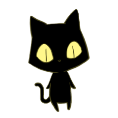 [LINEスタンプ] くろのとしろの 