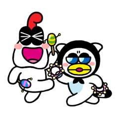 [LINEスタンプ] ダルグとモングの楽しい一日。 