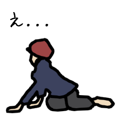 [LINEスタンプ] 帽子の少年