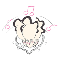 [LINEスタンプ] 生牡蠣ちゃん