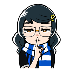 [LINEスタンプ] 関西サポーター四姉妹 