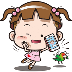 [LINEスタンプ] Cocoa ＆ Curry-leave a message