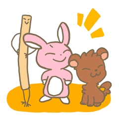 [LINEスタンプ] まいにちウサウサ 