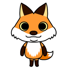 [LINEスタンプ] Tangerine fox