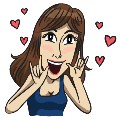 [LINEスタンプ] Spicy Girl 