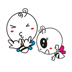 [LINEスタンプ] Ibra＆Brabou : Good mood