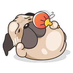 [LINEスタンプ] Pongpang the pug