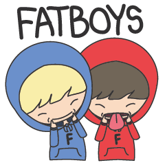 [LINEスタンプ] Fat Boys (TH)