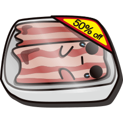 [LINEスタンプ] Bacon