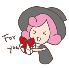 [LINEスタンプ] witch manyo