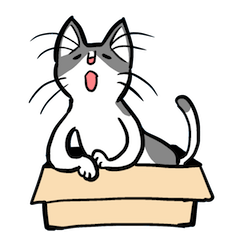 [LINEスタンプ] やまねこ社長とタマスケアット