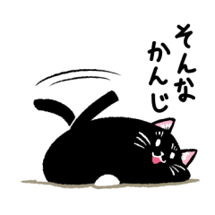 [LINEスタンプ] 黒猫パーシー