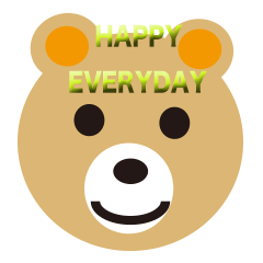 [LINEスタンプ] moving bear